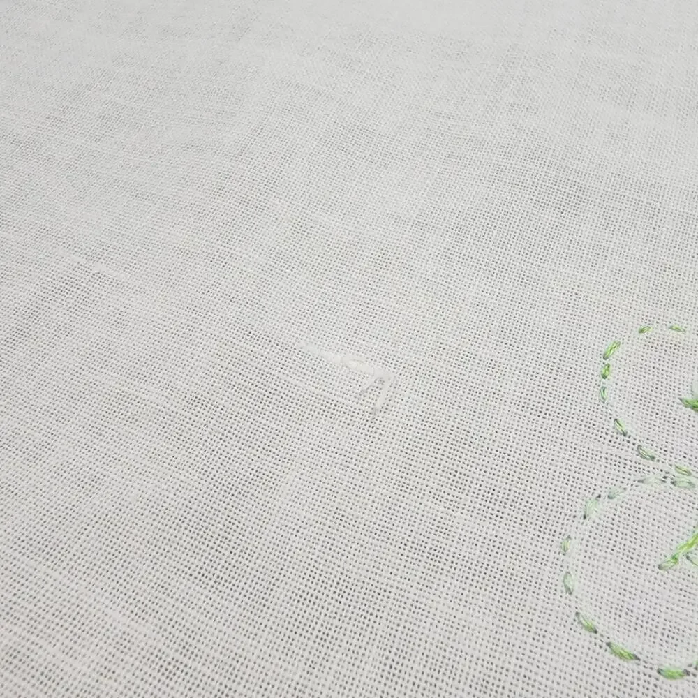 Hand Embroidered TULIPS Cotton Linen Kitchen Hand Dish Towel 30